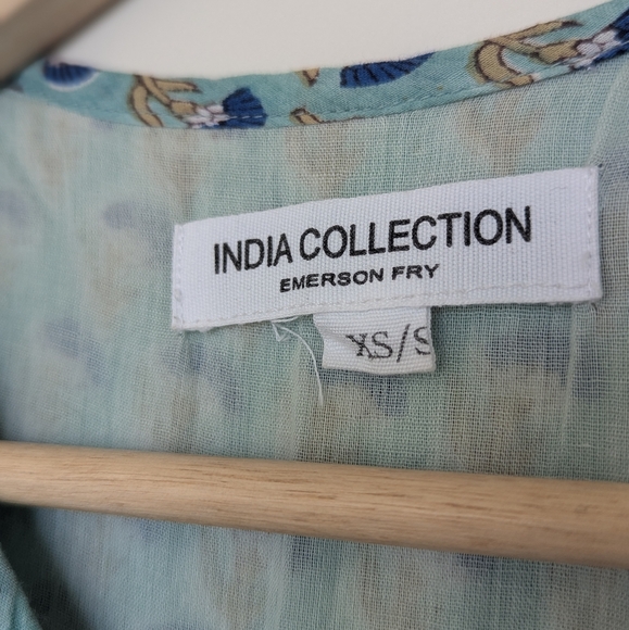 Emerson Fry India Collection Amelia Button Short Dress - Size XS/S - Picture 7 of 11